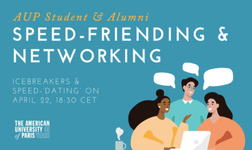 Students and Alumni Share Stories at AUP SpeedFriending Evening The